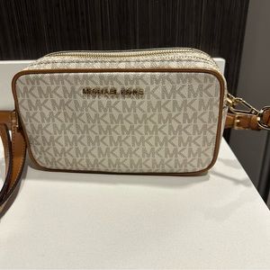 Michael Kors leather mini cross body bag